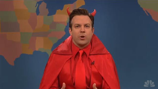 On Weekend Update, the Devil took credit for lots of bad stuff, like producing the Oscars.